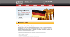 Desktop Screenshot of profesoresdealeman.com